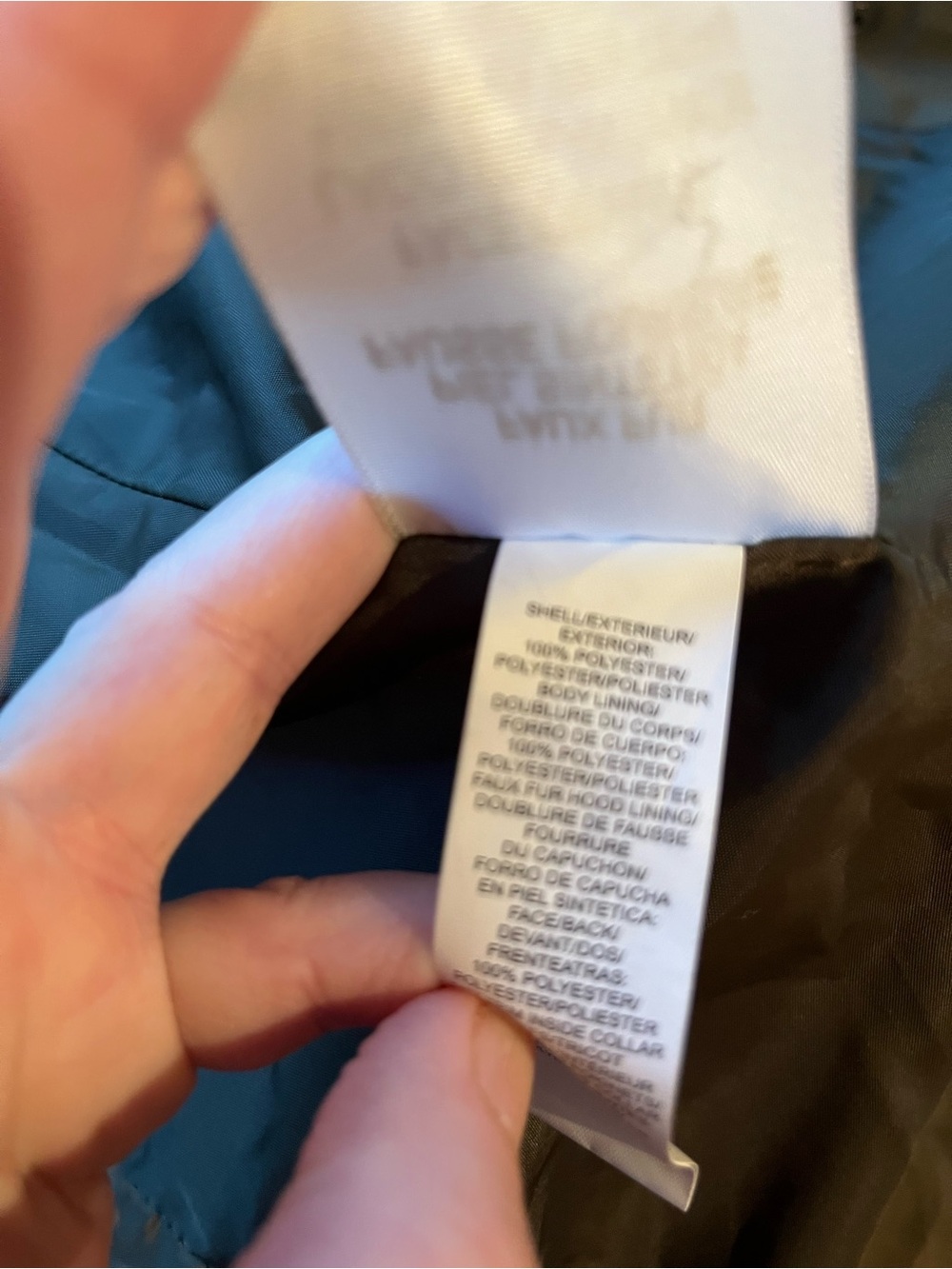 Lucky Brand Olive Quilted Long Puffer Coat - Picture 6 of 6